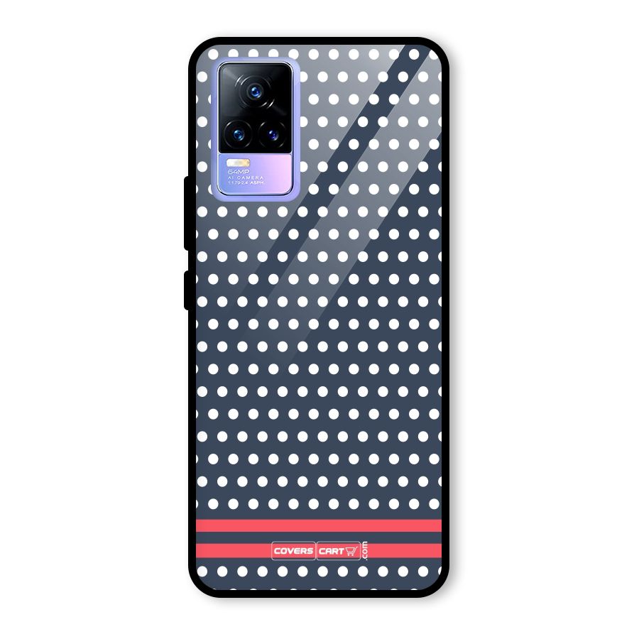 Classic Polka Dots Glass Back Case for Vivo Y73