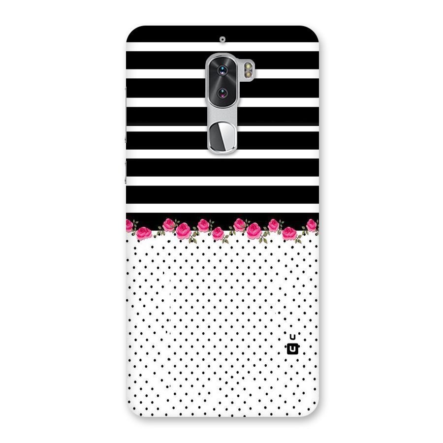 Classic Polka Stripes Back Case for Coolpad Cool 1