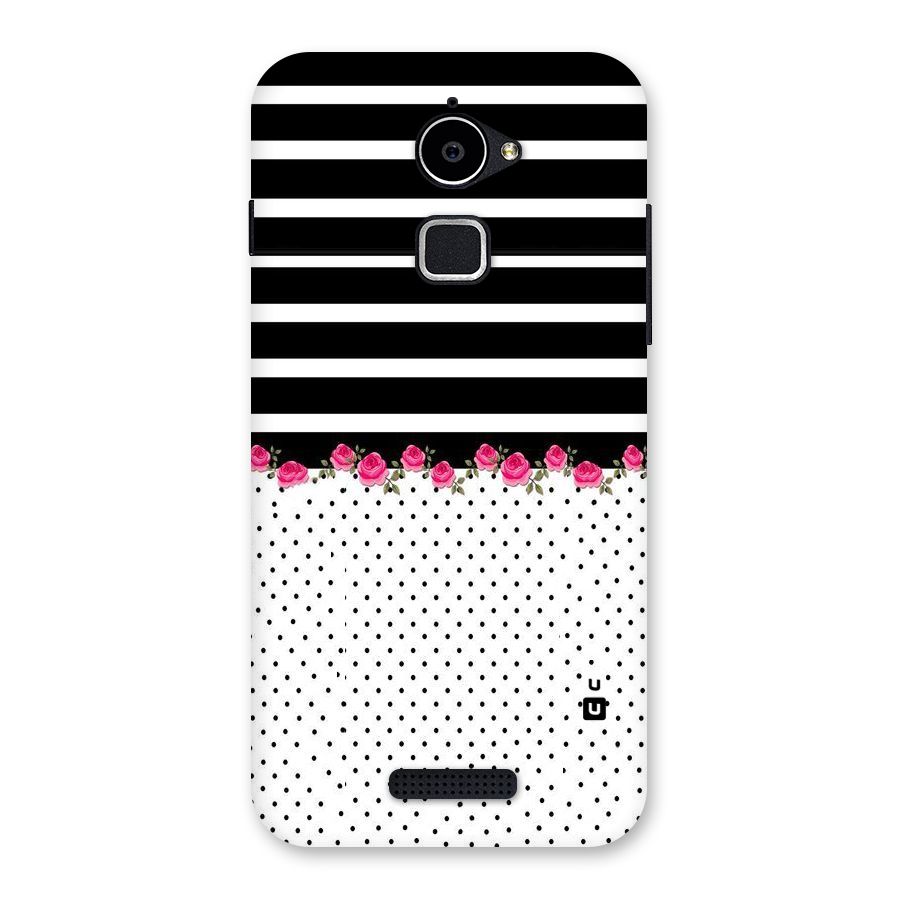 Classic Polka Stripes Back Case for Coolpad Note 3 Lite