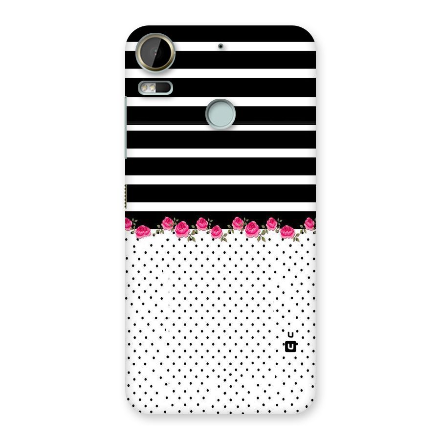 Classic Polka Stripes Back Case for Desire 10 Pro