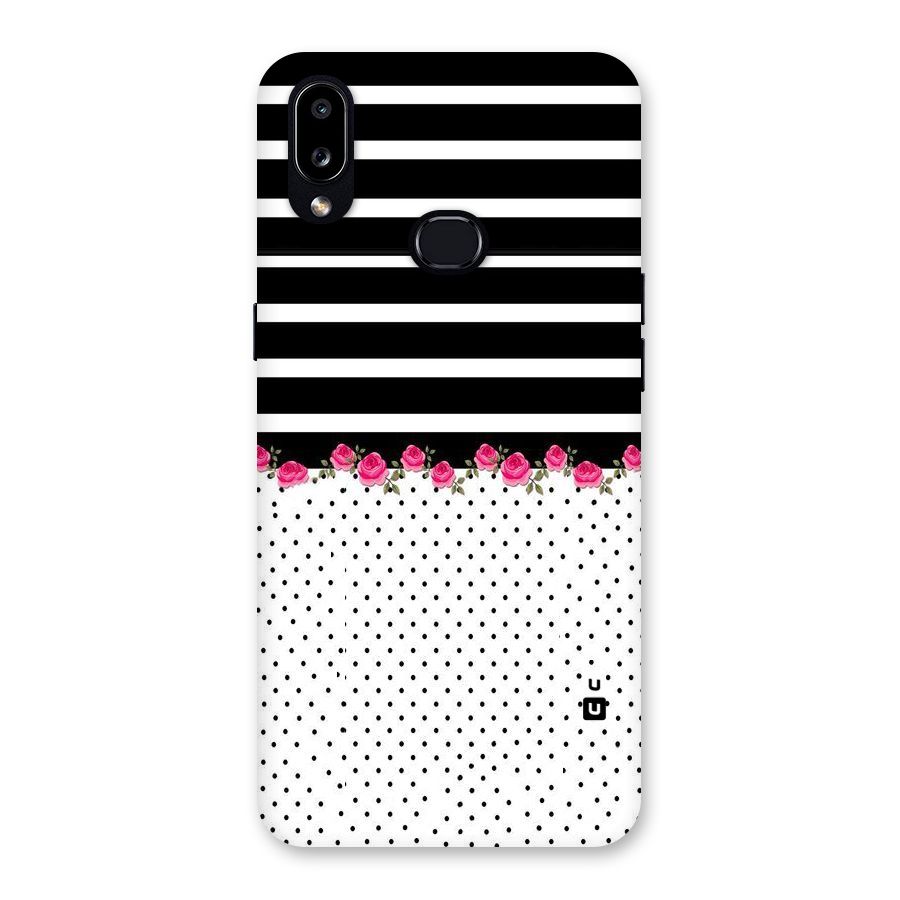 Classic Polka Stripes Back Case for Galaxy A10s