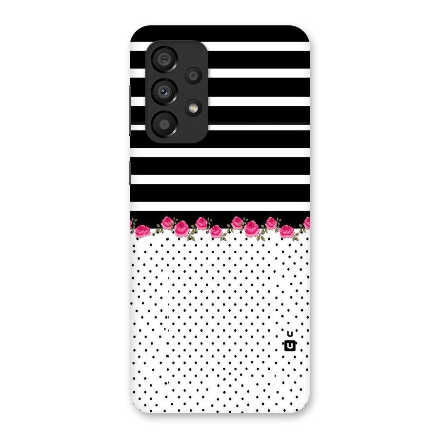 Classic Polka Stripes Back Case for Galaxy A33 5G