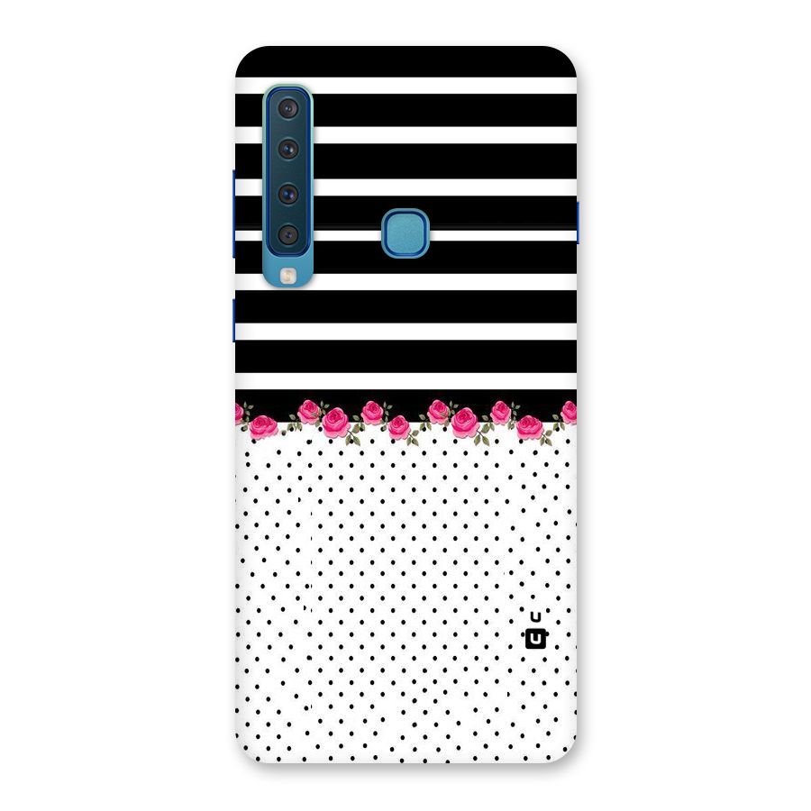 Classic Polka Stripes Back Case for Galaxy A9 (2018)