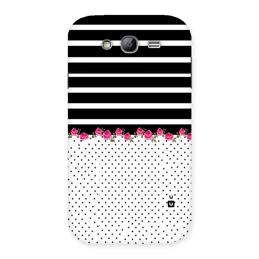Classic Polka Stripes Back Case for Galaxy Grand