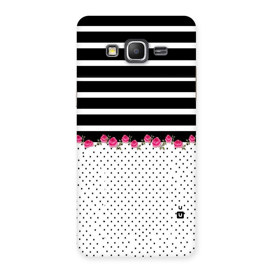 Classic Polka Stripes Back Case for Galaxy Grand Prime