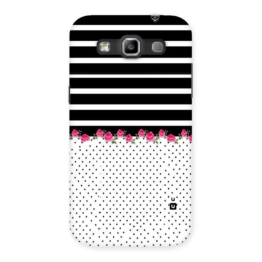 Classic Polka Stripes Back Case for Galaxy Grand Quattro