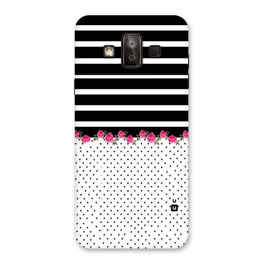 Classic Polka Stripes Back Case for Galaxy J7 Duo