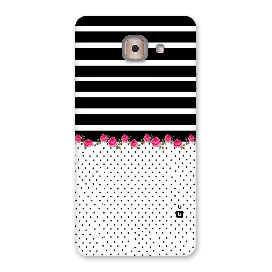 Classic Polka Stripes Back Case for Galaxy J7 Max