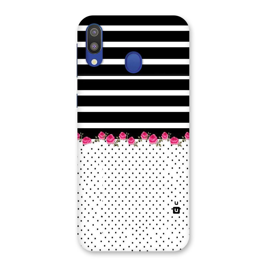 Classic Polka Stripes Back Case for Galaxy M20