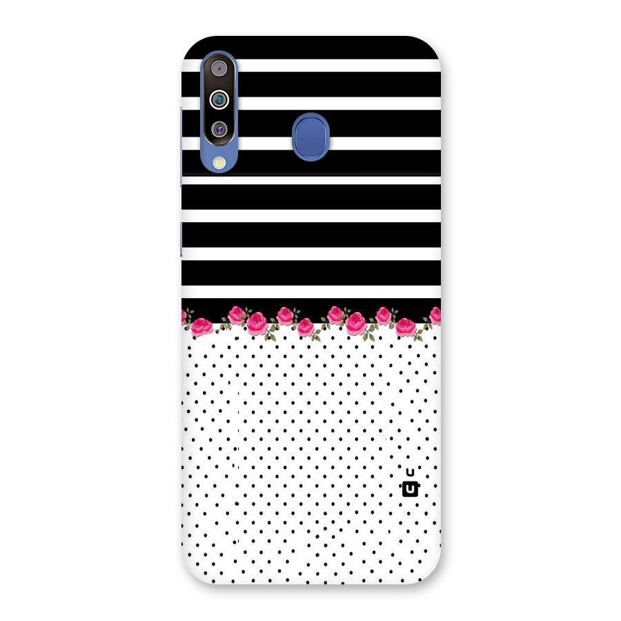 Classic Polka Stripes Back Case for Galaxy M30