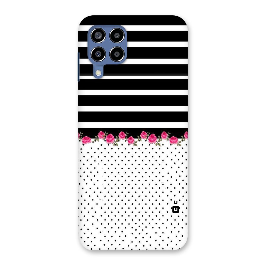 Classic Polka Stripes Back Case for Galaxy M53 5G