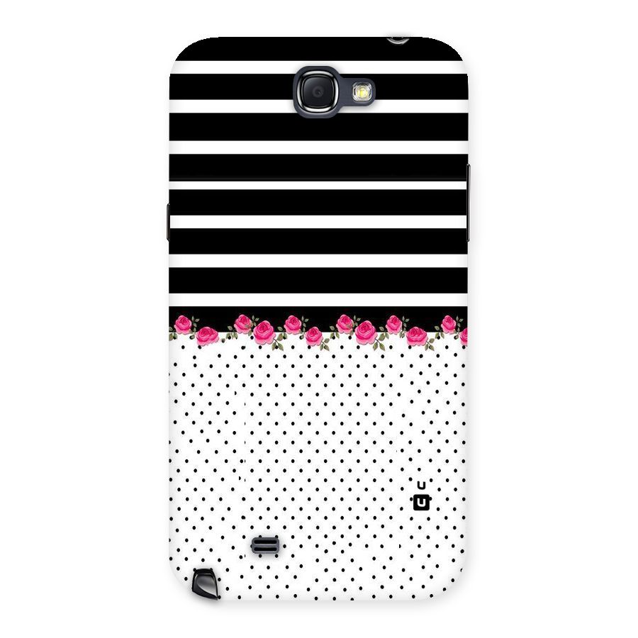 Classic Polka Stripes Back Case for Galaxy Note 2