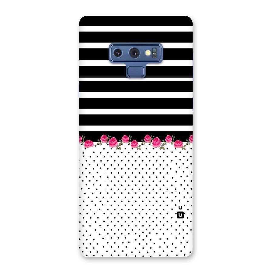 Classic Polka Stripes Back Case for Galaxy Note 9