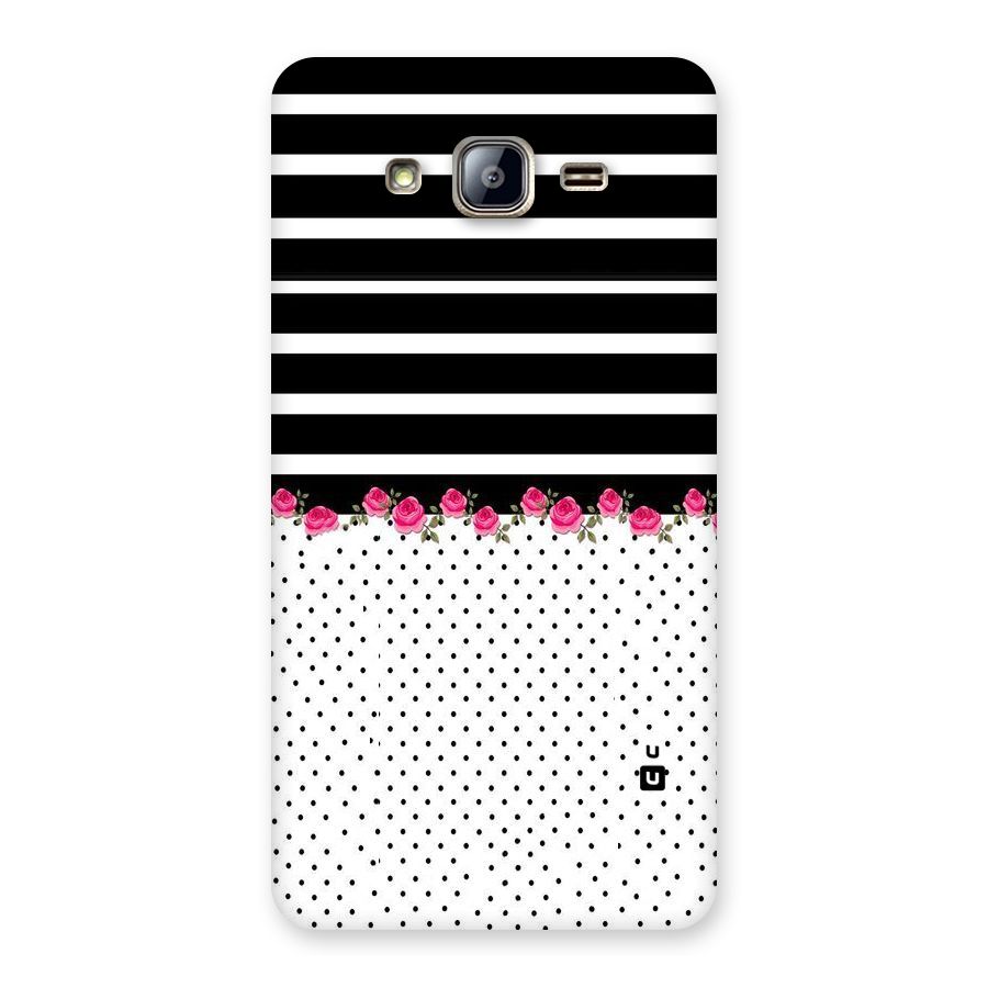 Classic Polka Stripes Back Case for Galaxy On5