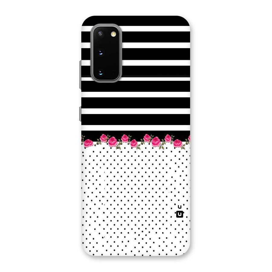 Classic Polka Stripes Back Case for Galaxy S20