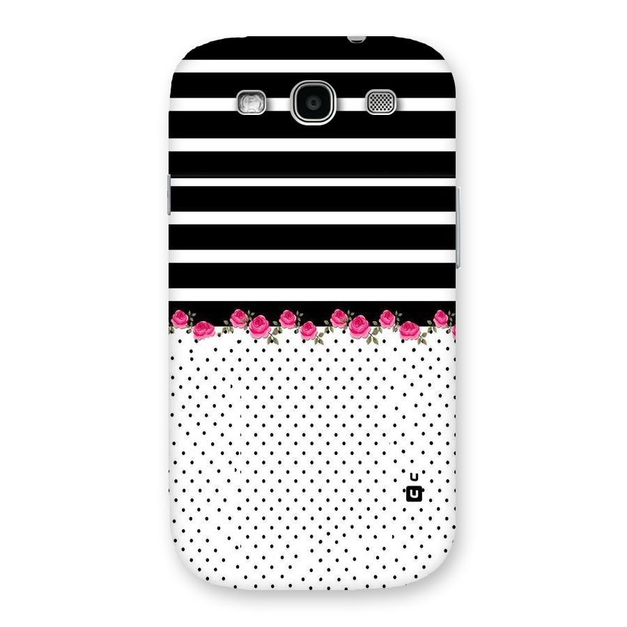 Classic Polka Stripes Back Case for Galaxy S3