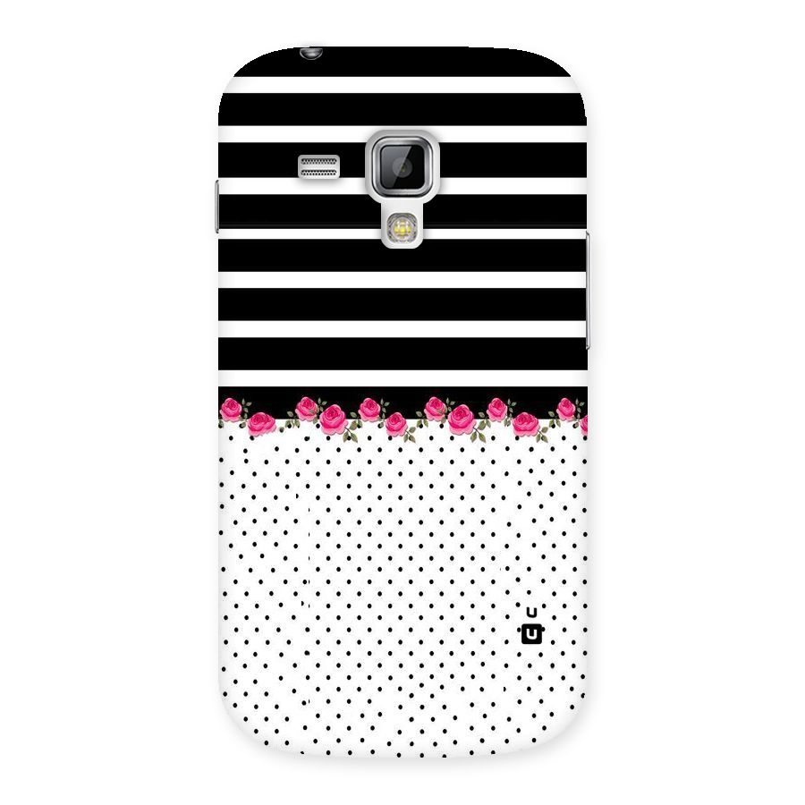 Classic Polka Stripes Back Case for Galaxy S Duos
