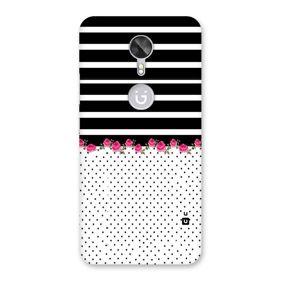 Classic Polka Stripes Back Case for Gionee A1