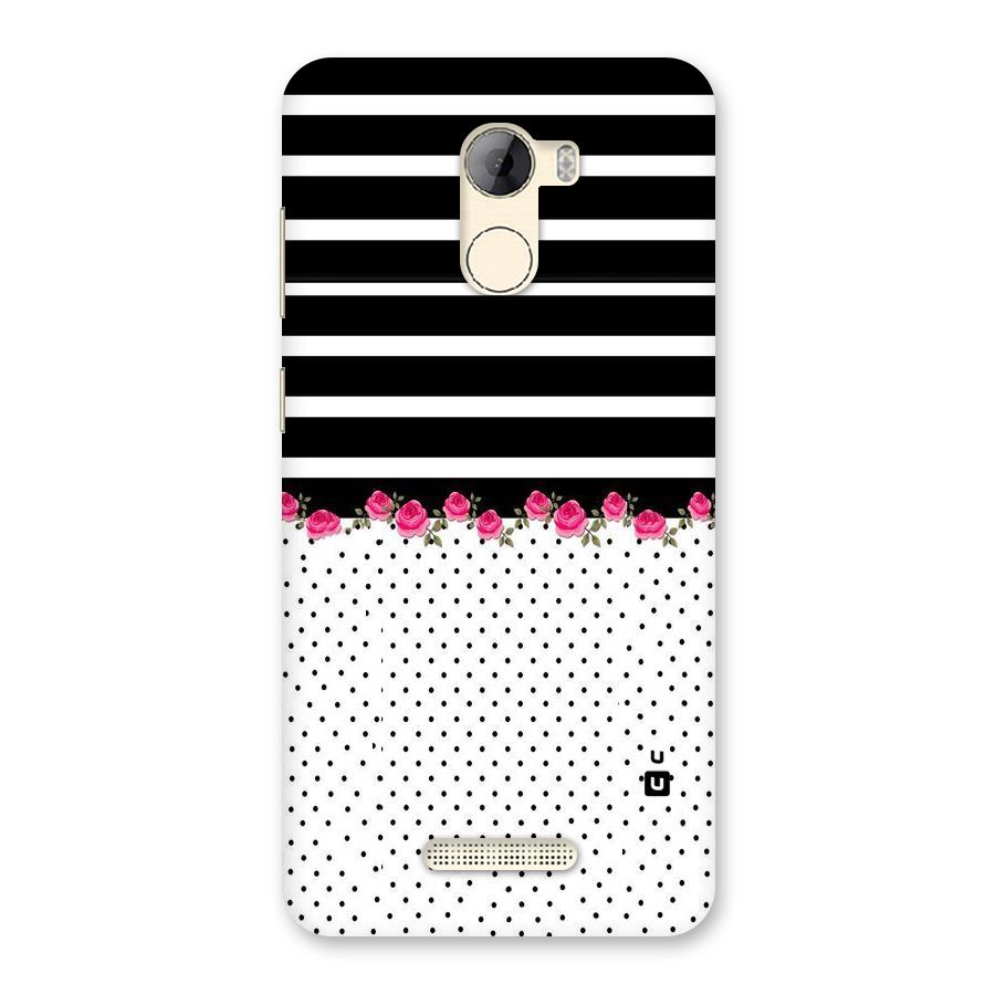 Classic Polka Stripes Back Case for Gionee A1 LIte