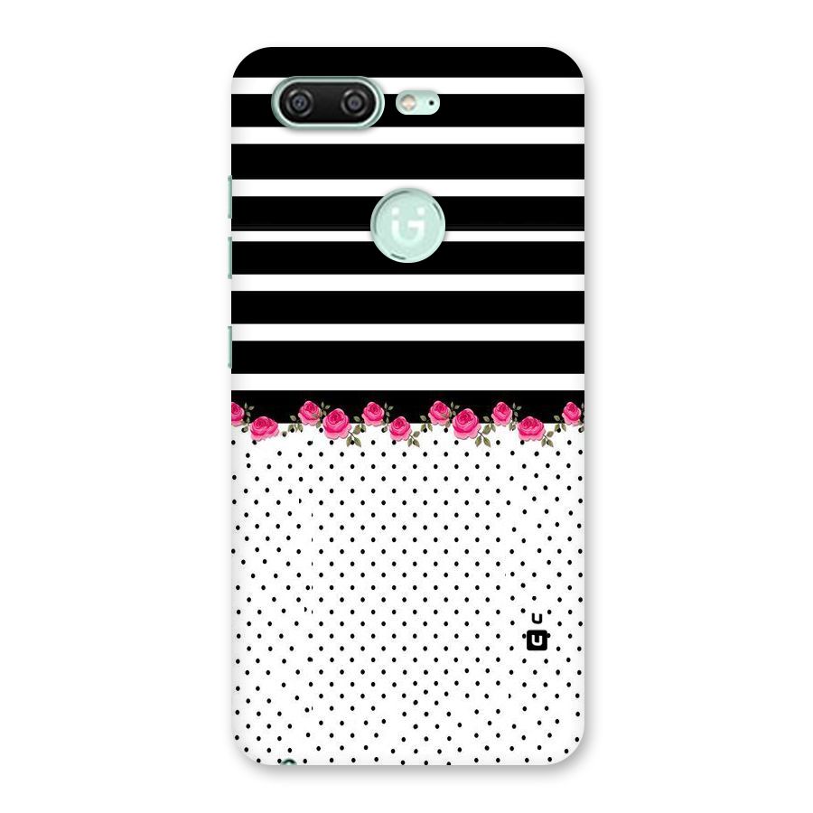 Classic Polka Stripes Back Case for Gionee S10