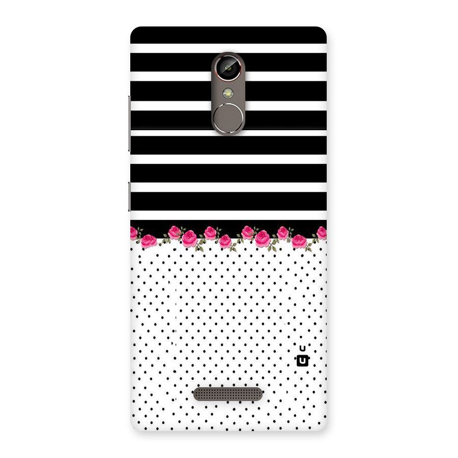 Classic Polka Stripes Back Case for Gionee S6s