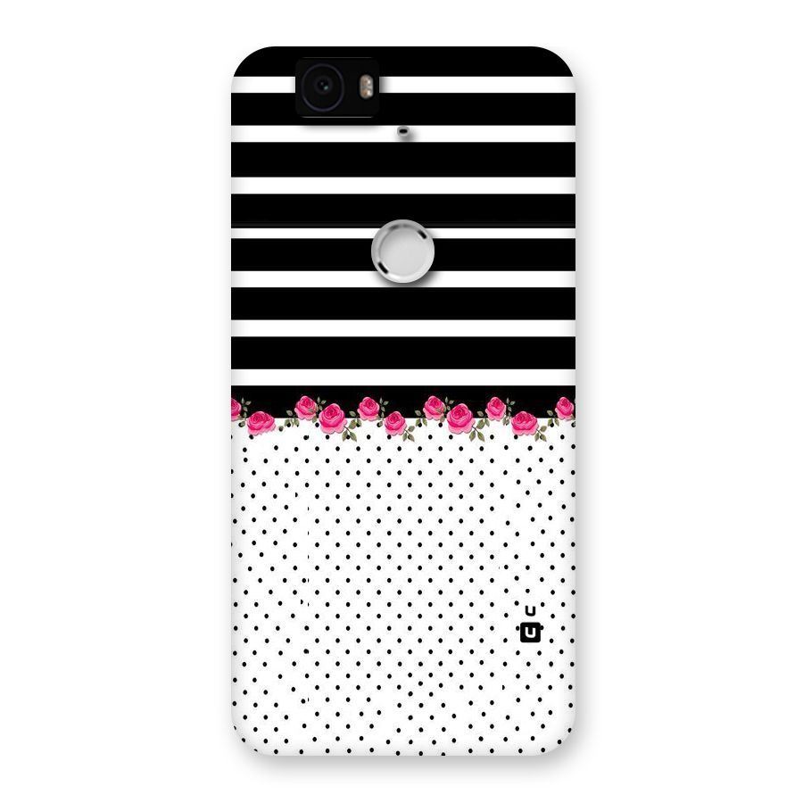 Classic Polka Stripes Back Case for Google Nexus-6P