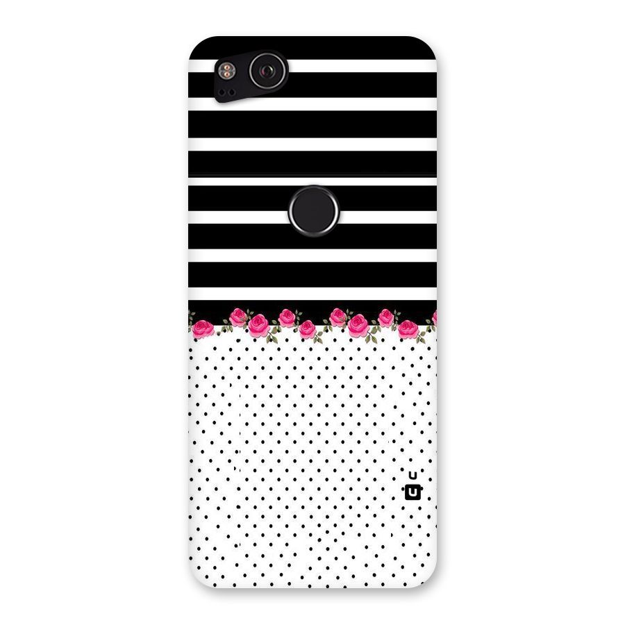Classic Polka Stripes Back Case for Google Pixel 2