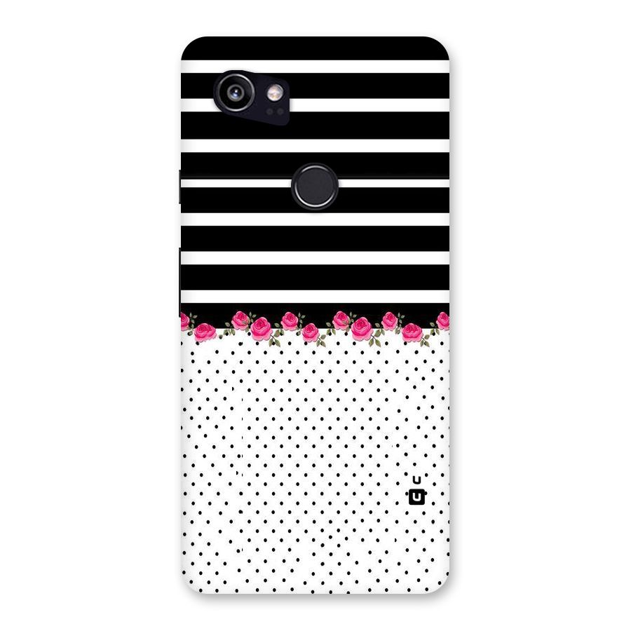 Classic Polka Stripes Back Case for Google Pixel 2 XL