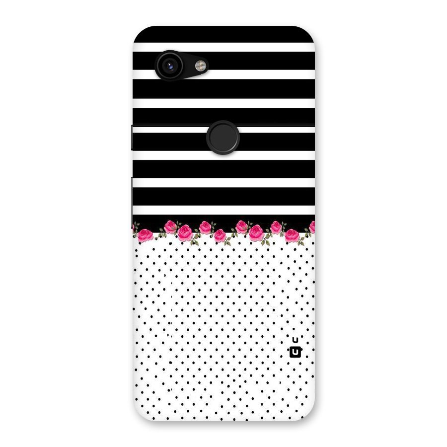 Classic Polka Stripes Back Case for Google Pixel 3a