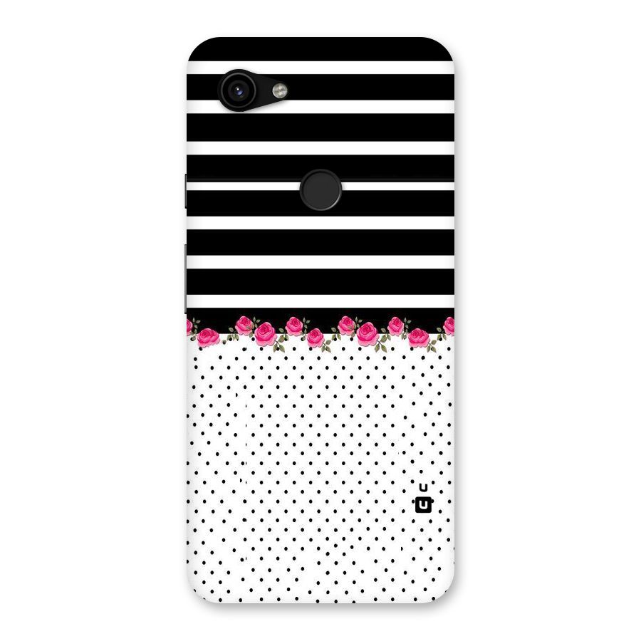 Classic Polka Stripes Back Case for Google Pixel 3a XL
