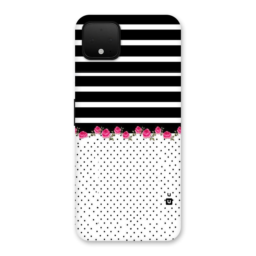 Classic Polka Stripes Back Case for Google Pixel 4 XL