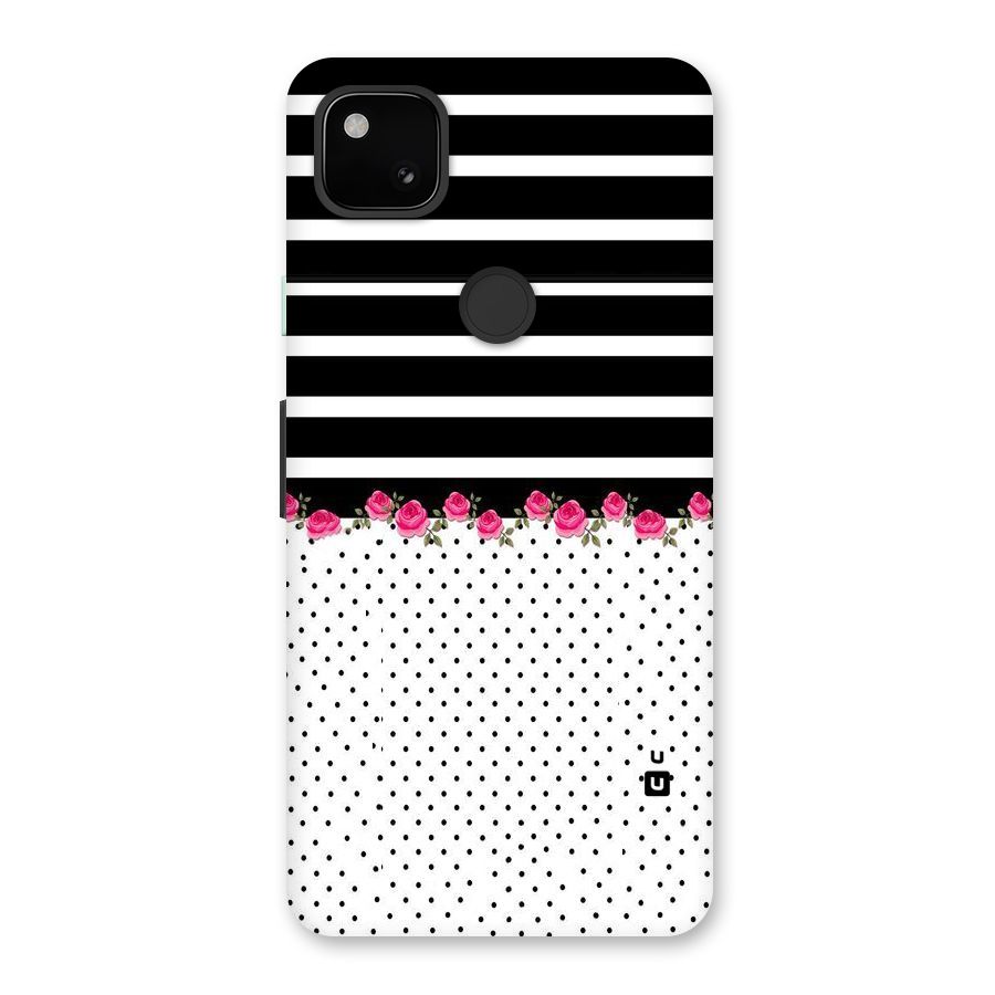 Classic Polka Stripes Back Case for Google Pixel 4a