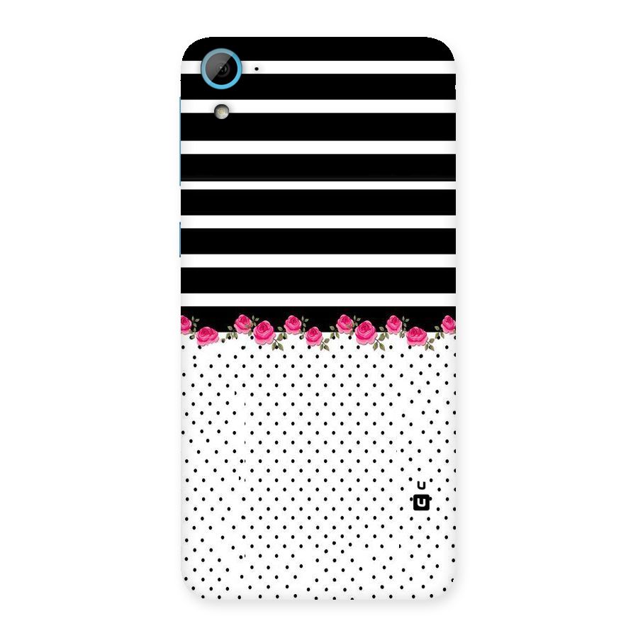 Classic Polka Stripes Back Case for HTC Desire 826