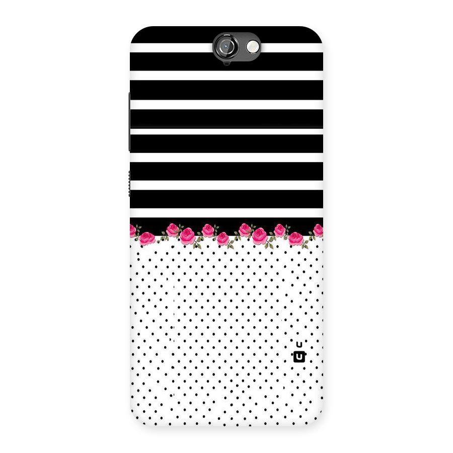 Classic Polka Stripes Back Case for HTC One A9