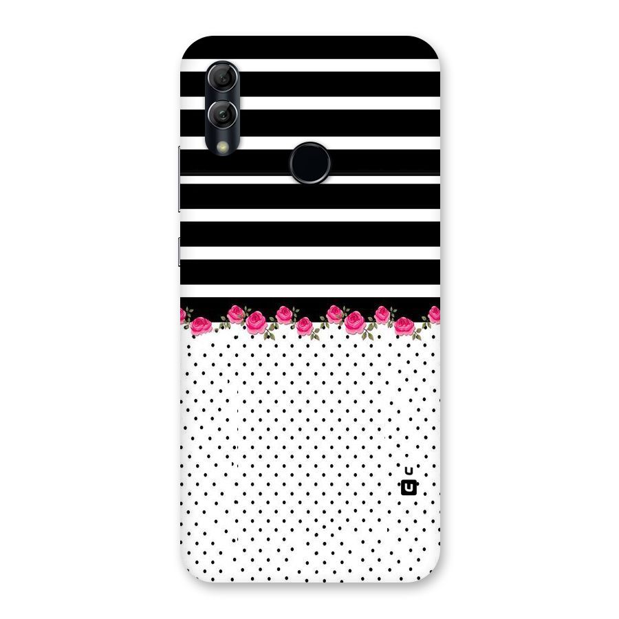 Classic Polka Stripes Back Case for Honor 10 Lite