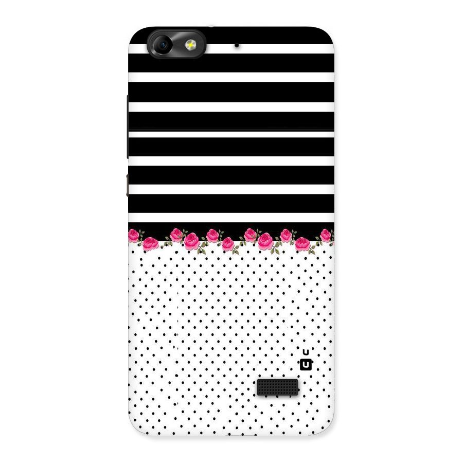 Classic Polka Stripes Back Case for Honor 4C