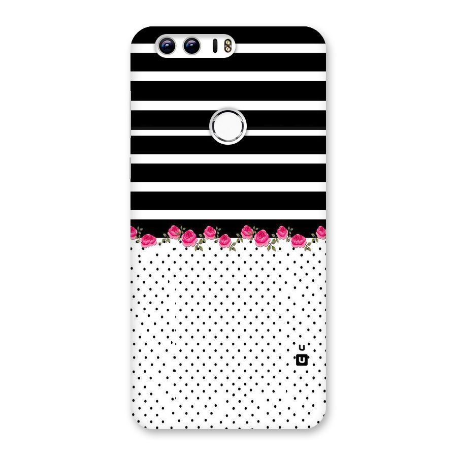 Classic Polka Stripes Back Case for Honor 8