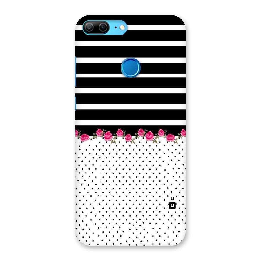 Classic Polka Stripes Back Case for Honor 9 Lite