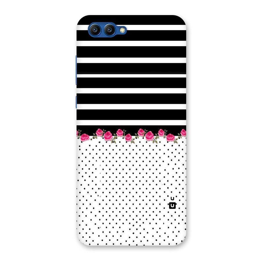 Classic Polka Stripes Back Case for Honor View 10