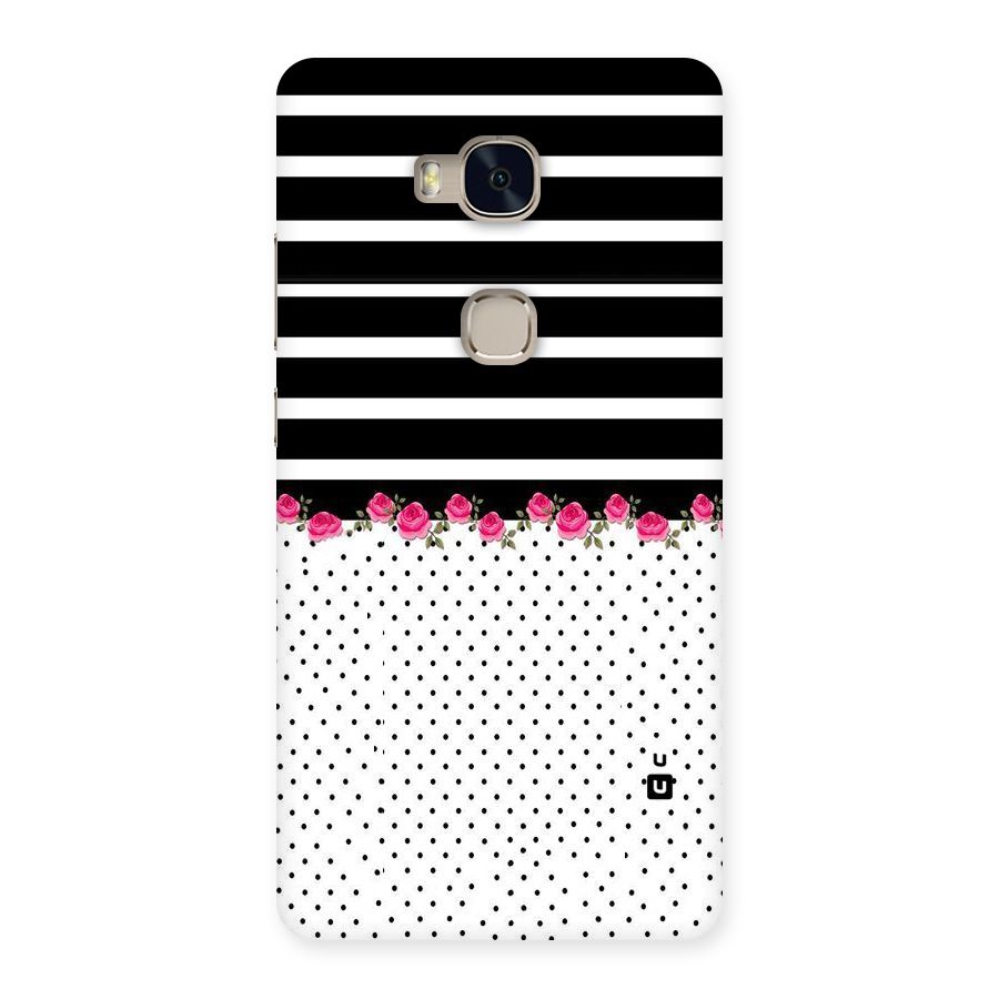 Classic Polka Stripes Back Case for Huawei Honor 5X