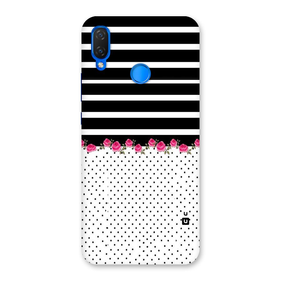 Classic Polka Stripes Back Case for Huawei P Smart+
