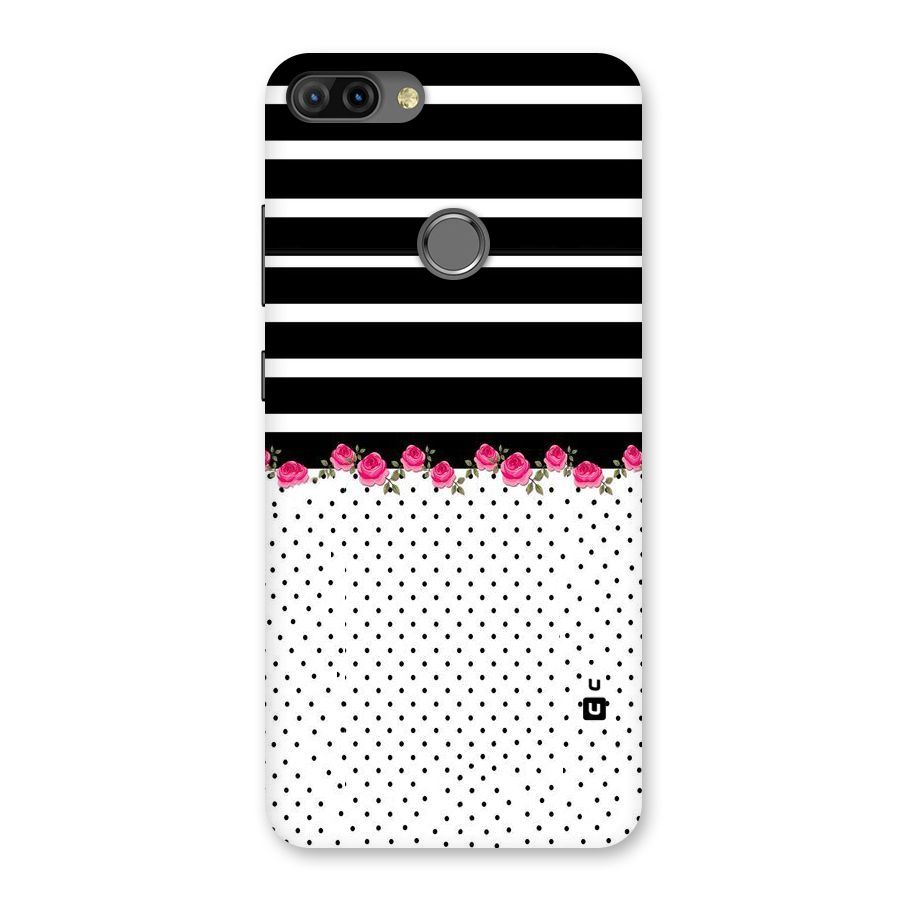 Classic Polka Stripes Back Case for Infinix Hot 6 Pro