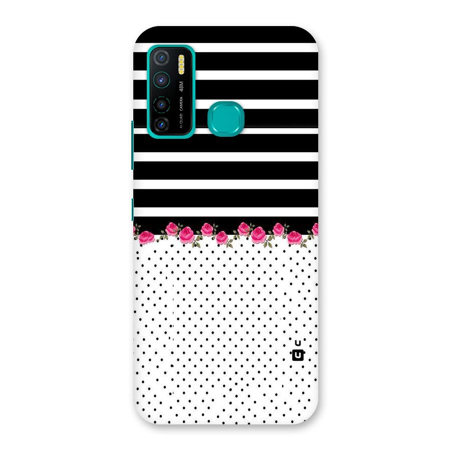Classic Polka Stripes Back Case for Infinix Hot 9 Pro