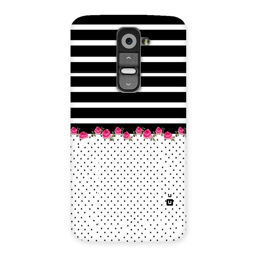 Classic Polka Stripes Back Case for LG G2