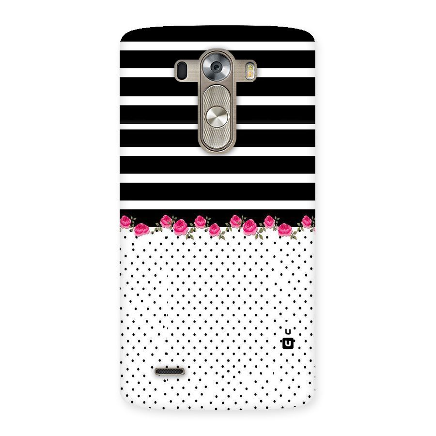 Classic Polka Stripes Back Case for LG G3