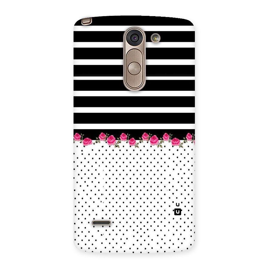 Classic Polka Stripes Back Case for LG G3 Stylus