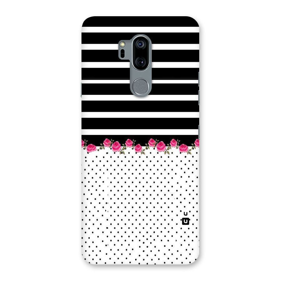 Classic Polka Stripes Back Case for LG G7