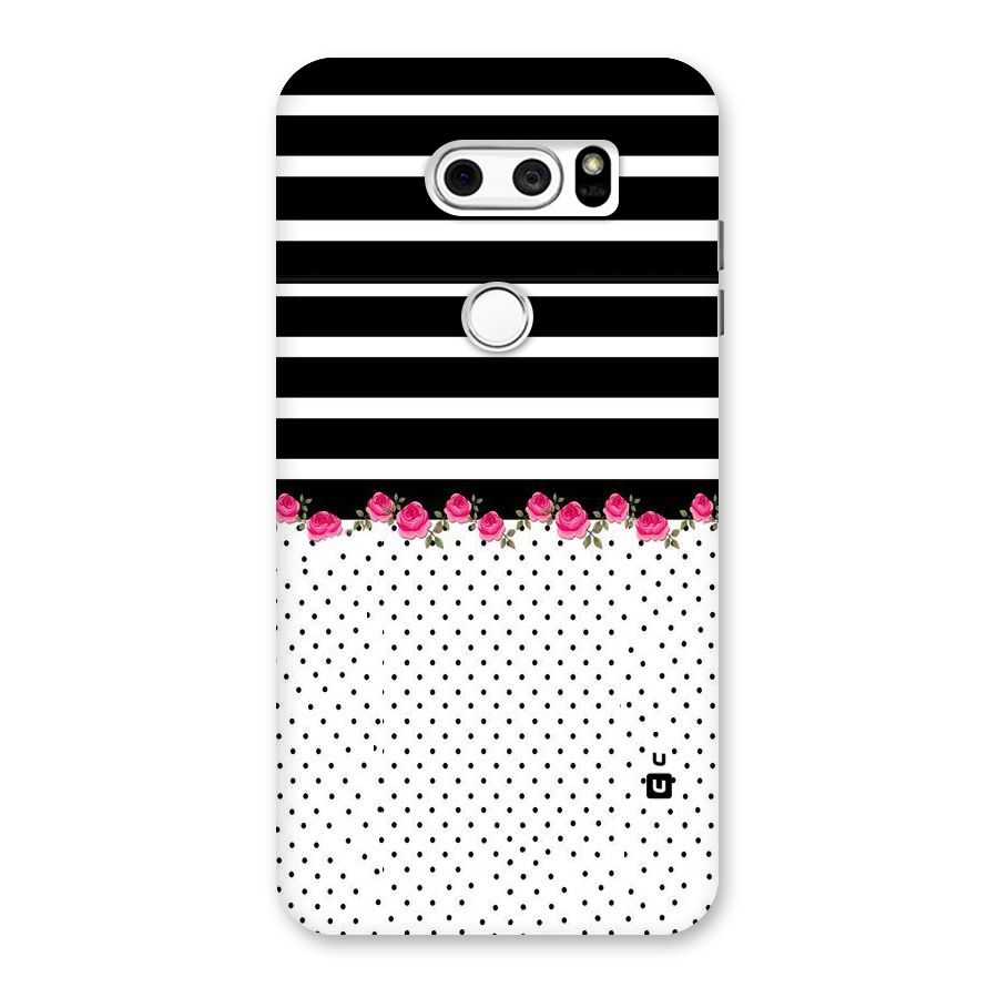 Classic Polka Stripes Back Case for LG V30