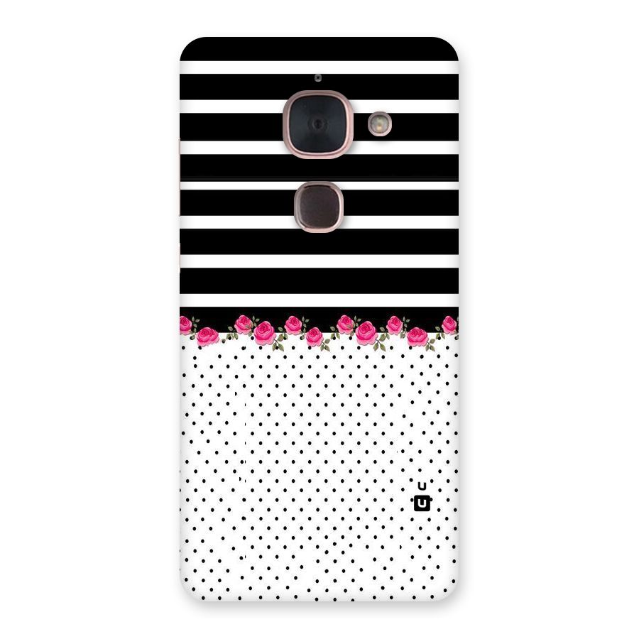 Classic Polka Stripes Back Case for Le Max 2