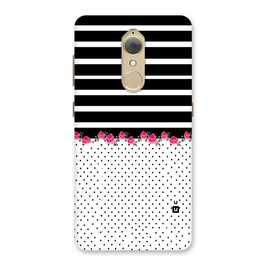 Classic Polka Stripes Back Case for Lenovo K8